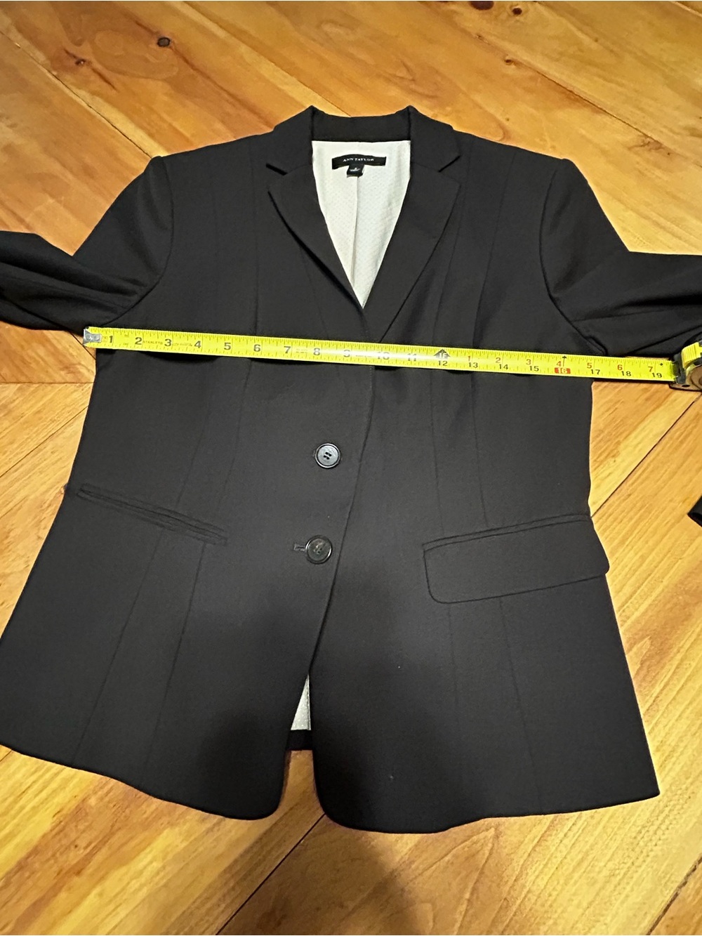 Ann Taylor dark Brown Tailored Blazer Jacket - Picture 10 of 12